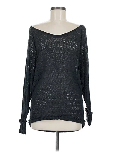 Pre-owned We The Free Pullover Sweater In Gray