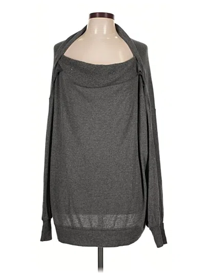 Pre-owned We The Free Pullover Sweater In Gray