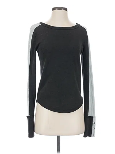 Pre-owned We The Free Pullover Sweater In Gray