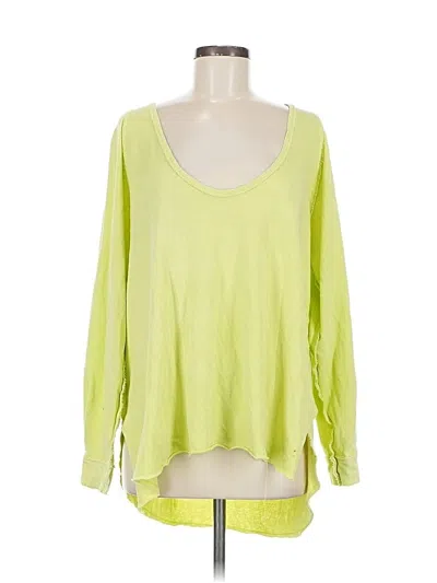 Pre-owned We The Free Pullover Sweater In Green