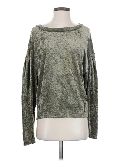 Pre-owned We The Free Pullover Sweater In Green
