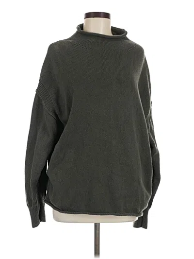 Pre-owned We The Free Pullover Sweater In Green