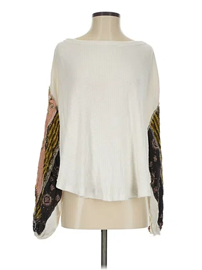 Pre-owned We The Free Pullover Sweater In Ivory