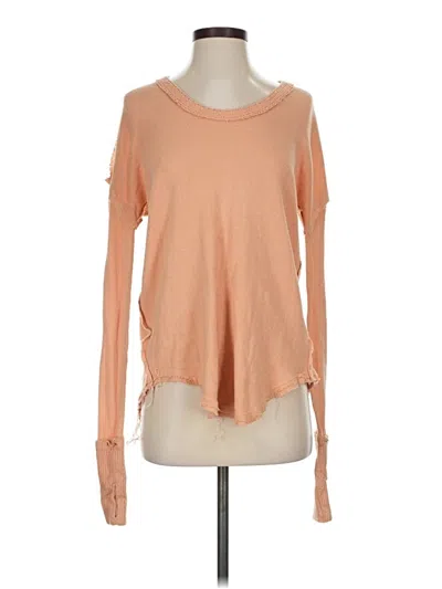 Pre-owned We The Free Pullover Sweater In Orange
