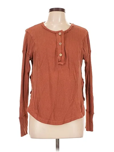 Pre-owned We The Free Pullover Sweater In Orange