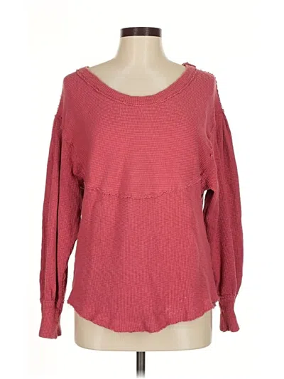 Pre-owned We The Free Pullover Sweater In Pink