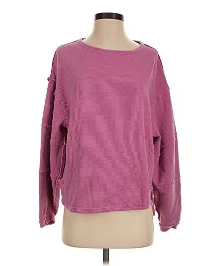 Pre-owned We The Free Pullover Sweater In Pink