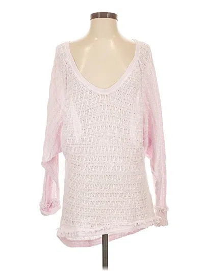 Pre-owned We The Free Pullover Sweater In Pink