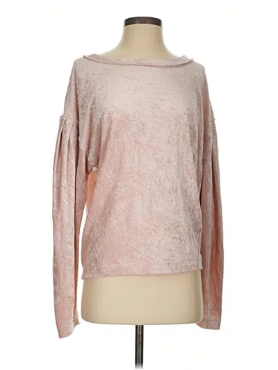 Pre-owned We The Free Pullover Sweater In Pink