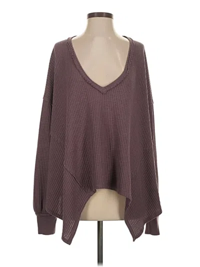Pre-owned We The Free Pullover Sweater In Purple