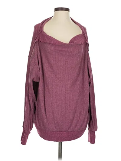 Pre-owned We The Free Pullover Sweater In Purple