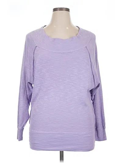 Pre-owned We The Free Pullover Sweater In Purple