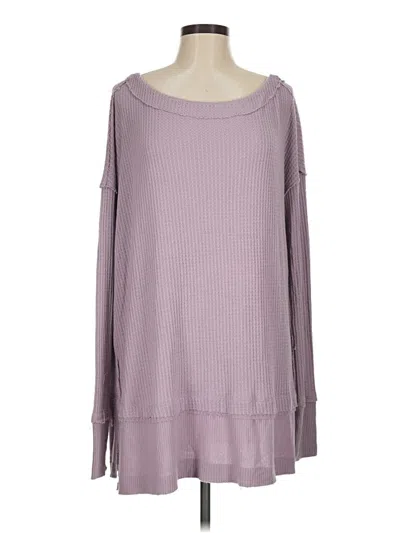 Pre-owned We The Free Pullover Sweater In Purple