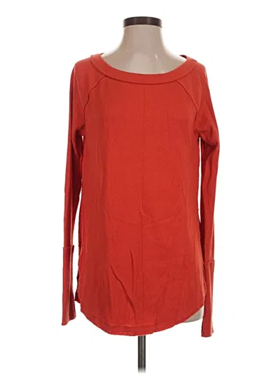Pre-owned We The Free Pullover Sweater In Red