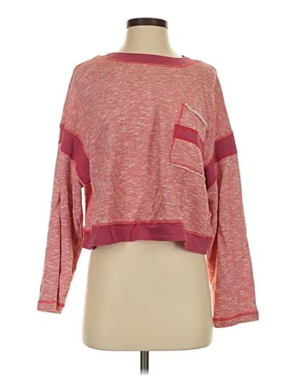 Pre-owned We The Free Pullover Sweater In Red