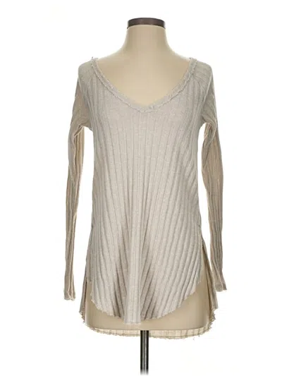 Pre-owned We The Free Pullover Sweater In Silver