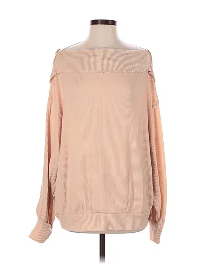 Pre-owned We The Free Pullover Sweater In Tan