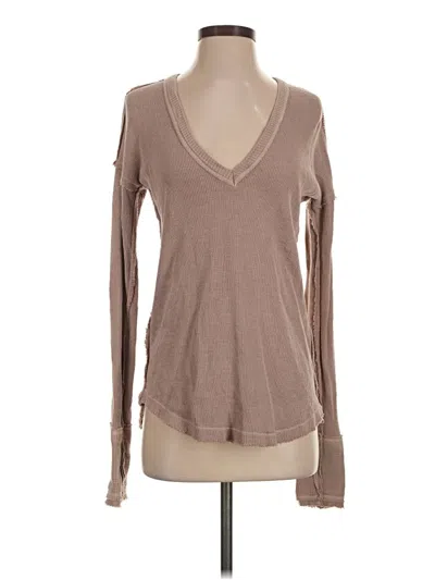 Pre-owned We The Free Pullover Sweater In Tan
