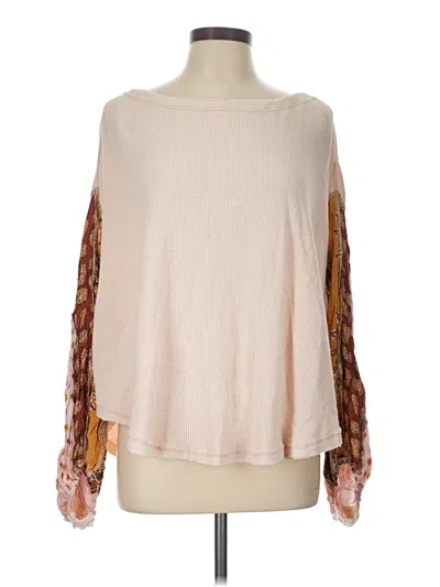 Pre-owned We The Free Pullover Sweater In Tan