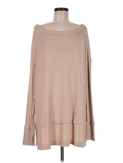 Pre-owned We The Free Pullover Sweater In Tan