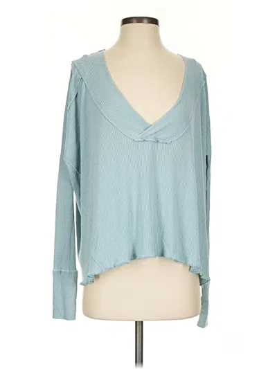 Pre-owned We The Free Pullover Sweater In Teal