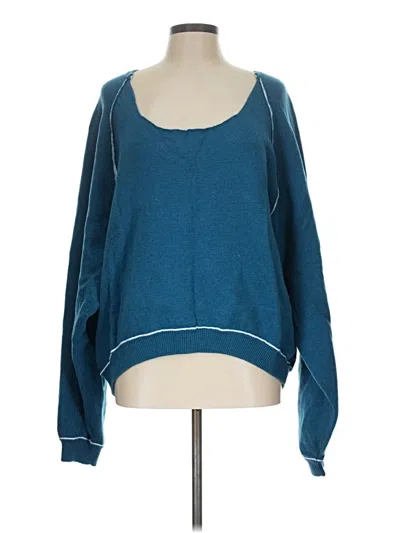 Pre-owned We The Free Pullover Sweater In Teal