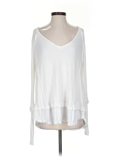 Pre-owned We The Free Pullover Sweater In White