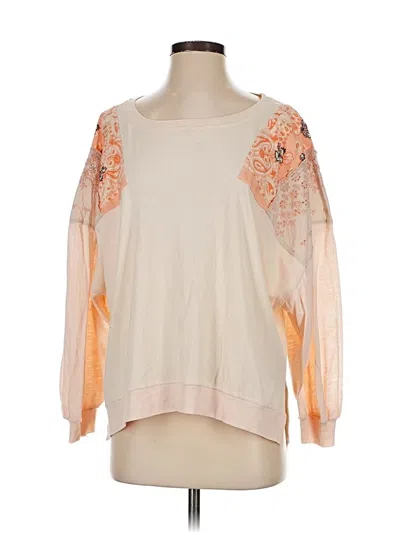 Pre-owned We The Free Pullover Sweater In White