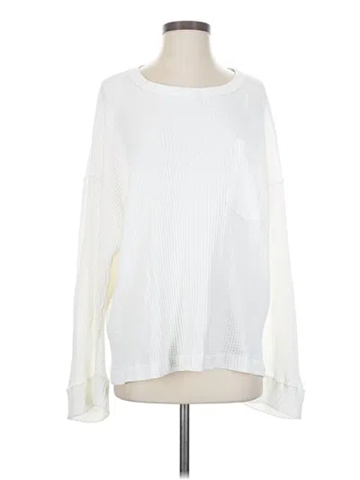 Pre-owned We The Free Pullover Sweater In White