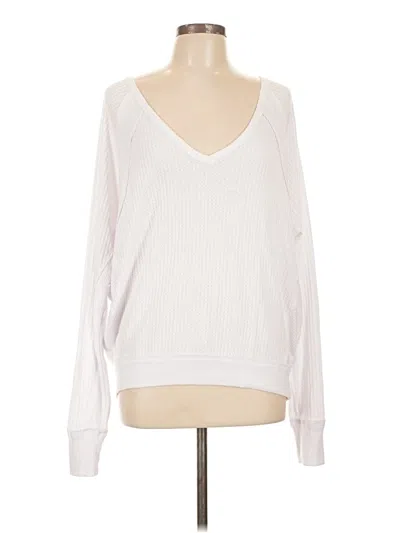 Pre-owned We The Free Pullover Sweater In White