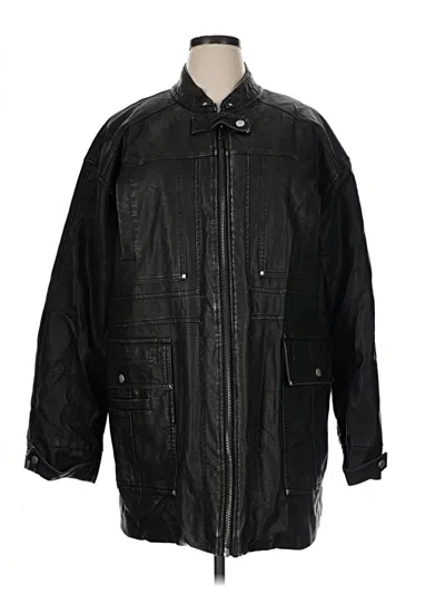 Pre-owned We The Free Raincoat In Black