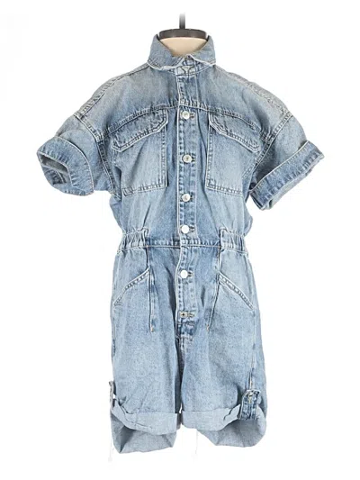Pre-owned We The Free Romper In Blue