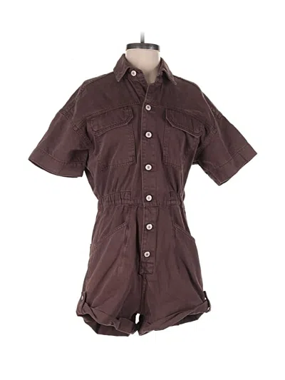 Pre-owned We The Free Romper In Brown