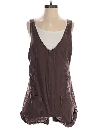 Pre-owned We The Free Romper In Brown