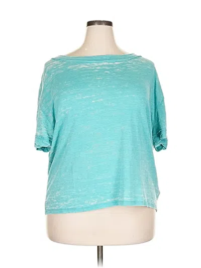 Pre-owned We The Free Short Sleeve T-shirt In Blue