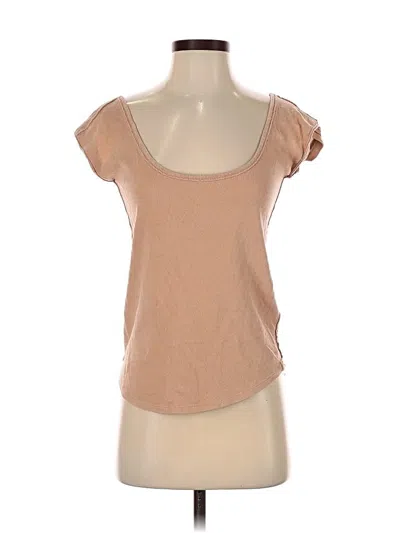 Pre-owned We The Free Short Sleeve T-shirt In Brown