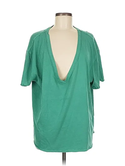 Pre-owned We The Free Short Sleeve T-shirt In Green