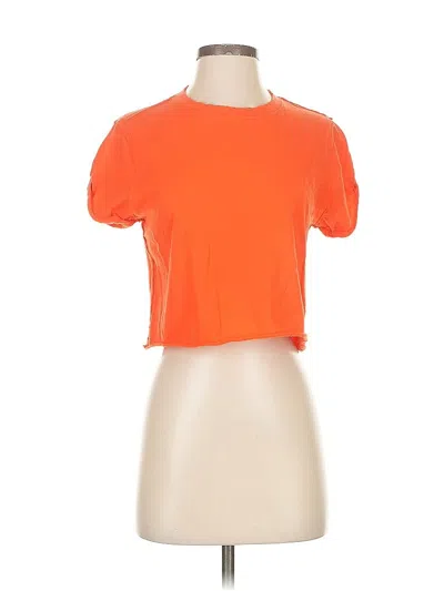 Pre-owned We The Free Short Sleeve T-shirt In Orange