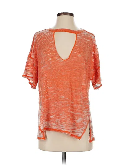 Pre-owned We The Free Short Sleeve T-shirt In Orange