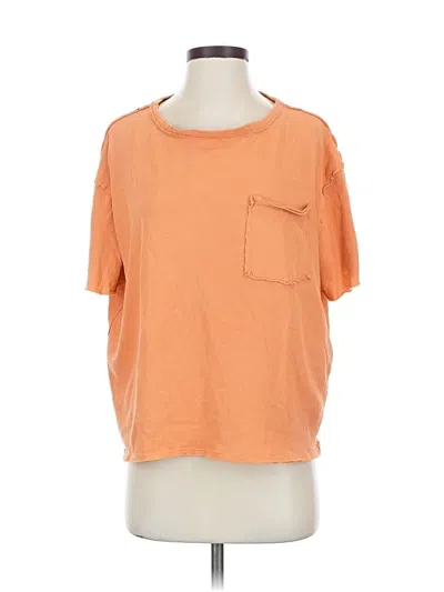 Pre-owned We The Free Short Sleeve T-shirt In Orange