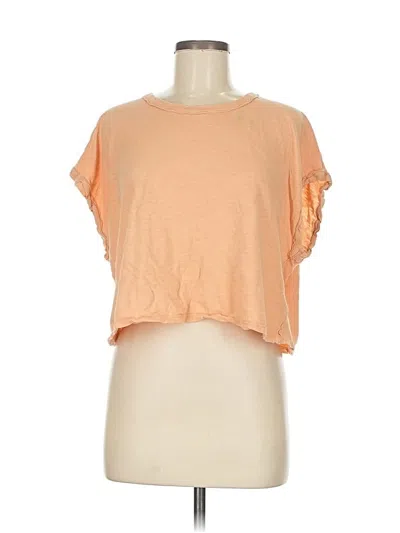 Pre-owned We The Free Short Sleeve T-shirt In Orange