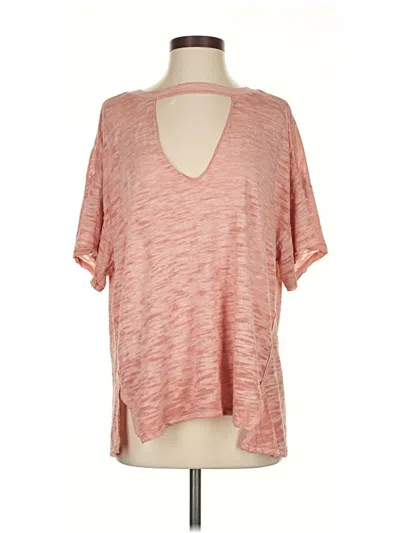 Pre-owned We The Free Short Sleeve T-shirt In Pink