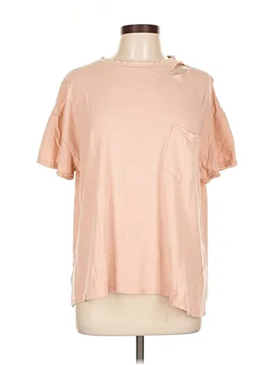 Pre-owned We The Free Short Sleeve T-shirt In Pink