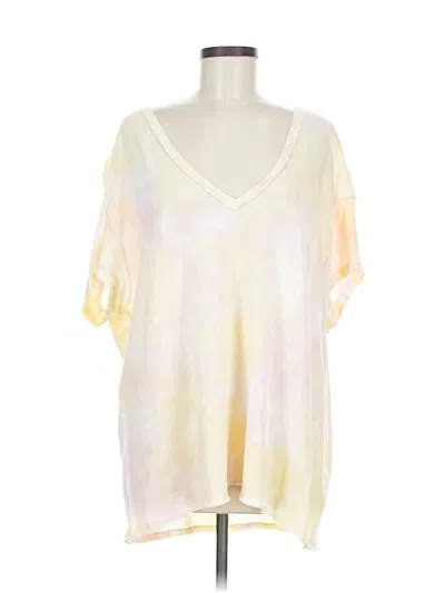 Pre-owned We The Free Short Sleeve T-shirt In Yellow