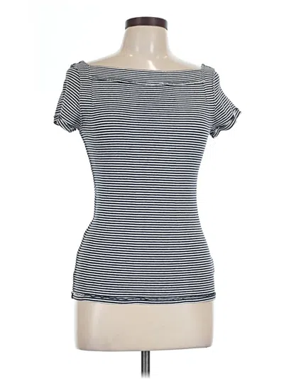 Pre-owned We The Free Short Sleeve Top Gray Boatneck Tops