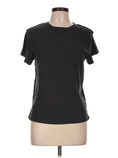 Pre-owned We The Free Short Sleeve Top Gray Crew Neck Tops