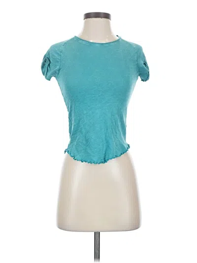 Pre-owned We The Free Short Sleeve T-shirt In Blue