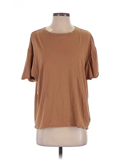 Pre-owned We The Free Short Sleeve T-shirt In Brown