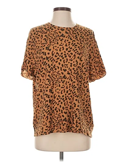 Pre-owned We The Free Short Sleeve T-shirt In Brown