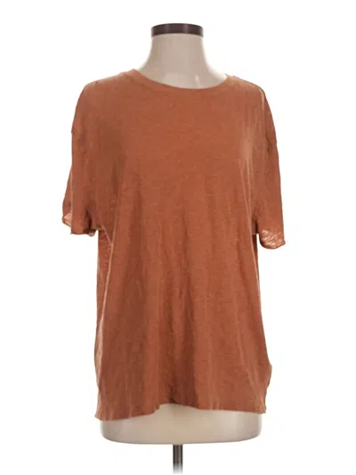 Pre-owned We The Free Short Sleeve T-shirt In Brown